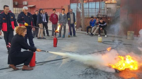 13. Yangın Eğitimi kursu yapıldı