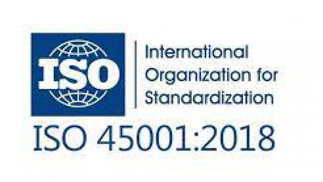 TS İSO 45001 İş Sağlığı ve Güvenliği Yönetim Sistemi Belgelendirme denetimleri, Bakanlık Tetkik Heyeti tarafından yapıldı.